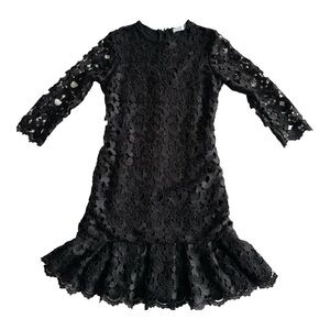 Anne Fontaine Surya Black Lace Dress